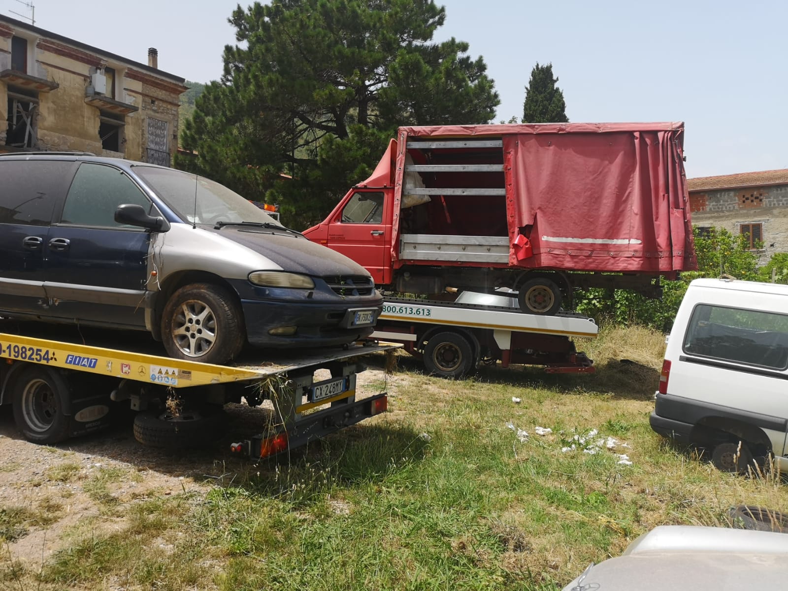 Camerota, veicoli abbandonati: 3 rimozioni con confisca
