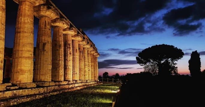 Il Parco archeologico di Paestum e Velia torna visitabile nella notte