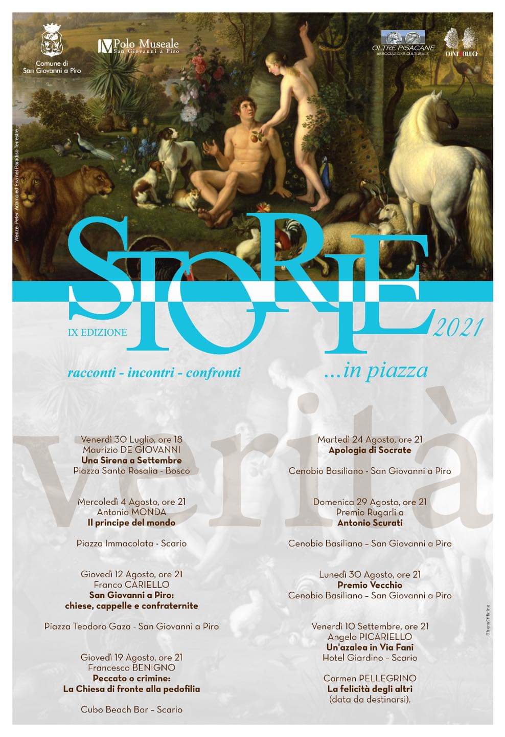 “Storie… in piazza”, la rassegna culturale torna protagonista dell’estate di San Giovanni a Piro