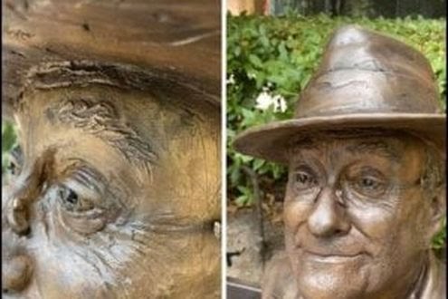 Vandalizzata la statua di Lucio Dalla: rubati gli occhiali