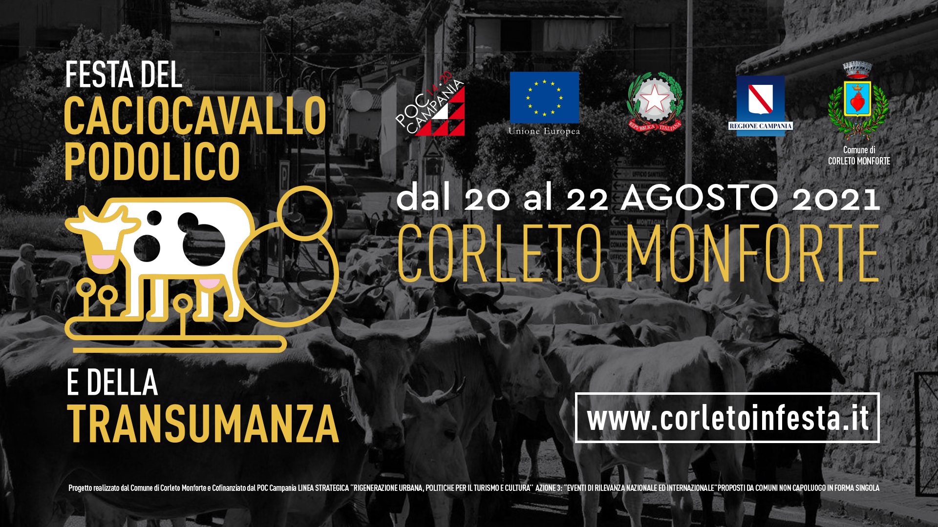 Corleto Monforte, torna la Festa del Caciocavallo podolico e della transumanza