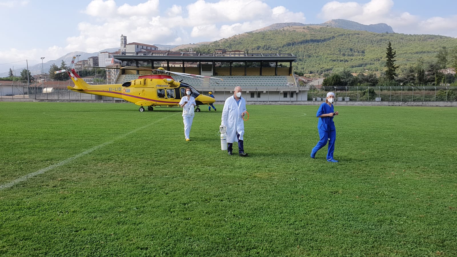 Sassano, neonato ricoverato d’urgenza a Napoli in elicottero