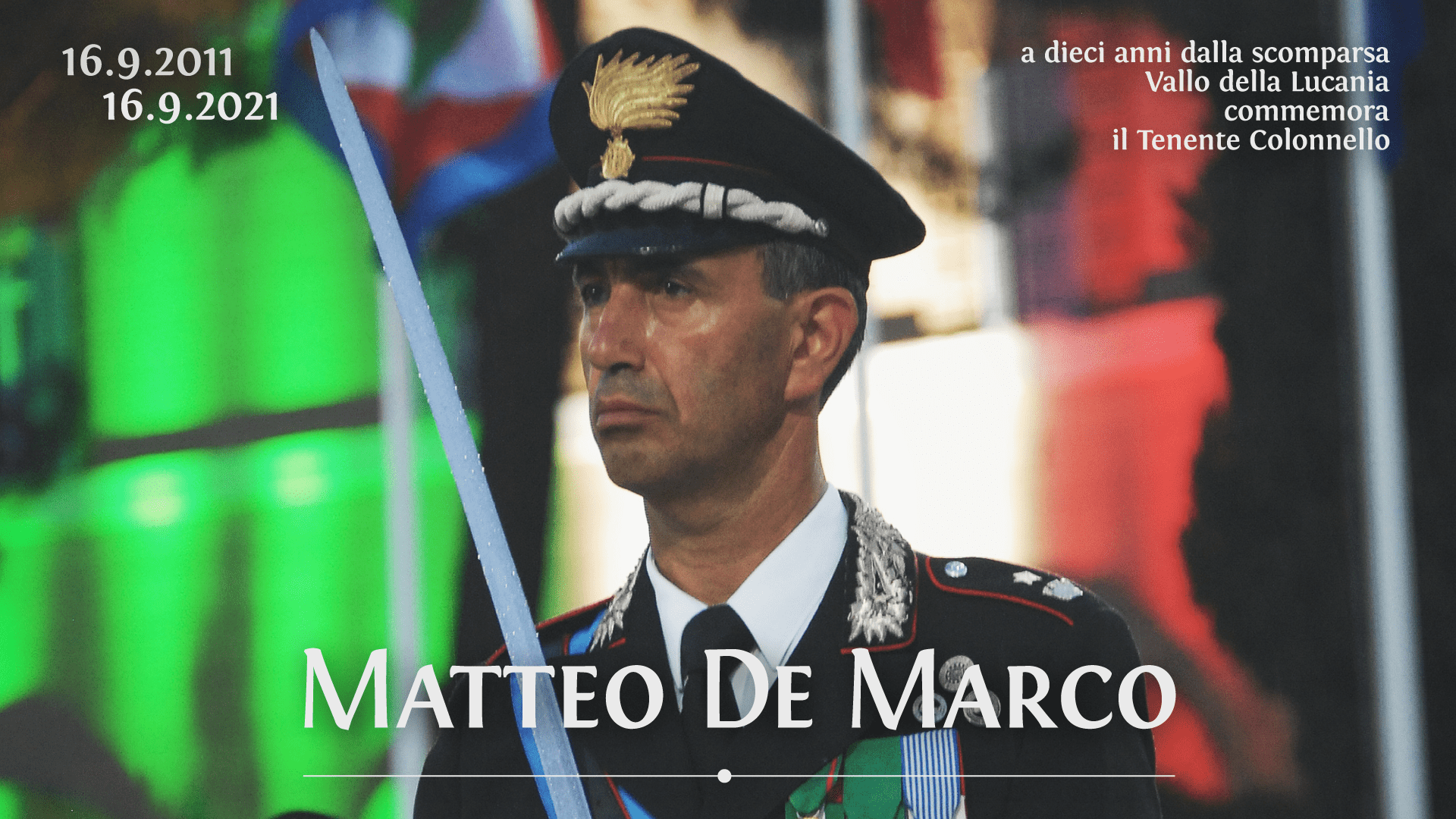 Vallo della Lucania ricorda Matteo De Marco, il colonnello morto in missione in Afghanistan