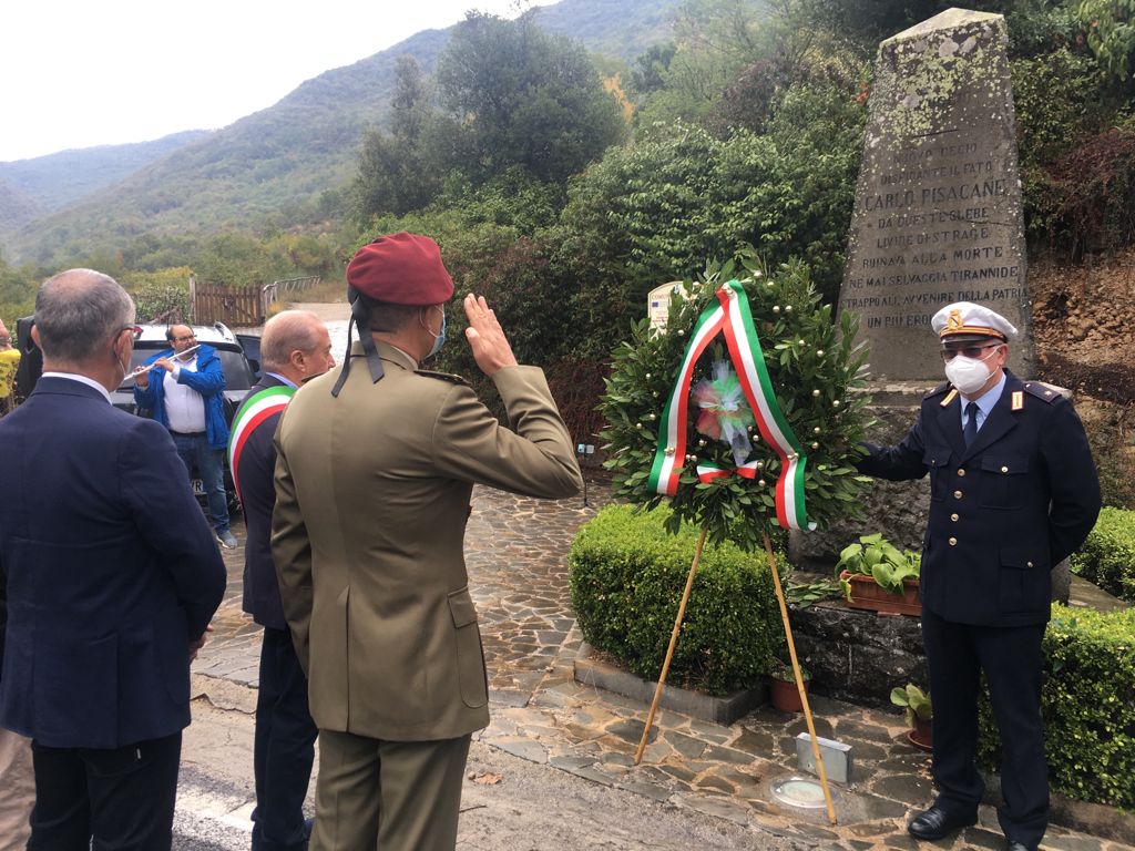 Sanza, l’omaggio a Pisacane della scuola militare Nunziatella