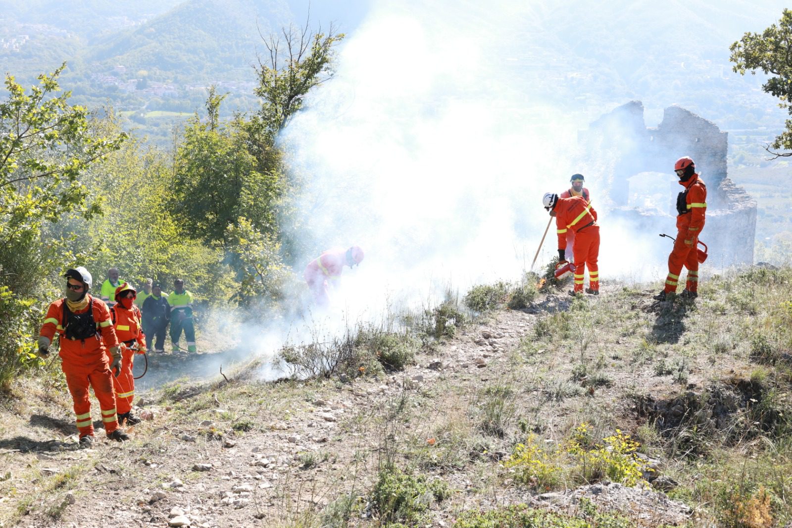 Campania, formati 120 professionisti per progettazione e direzione di cantieri di ‘fuoco prescritto’