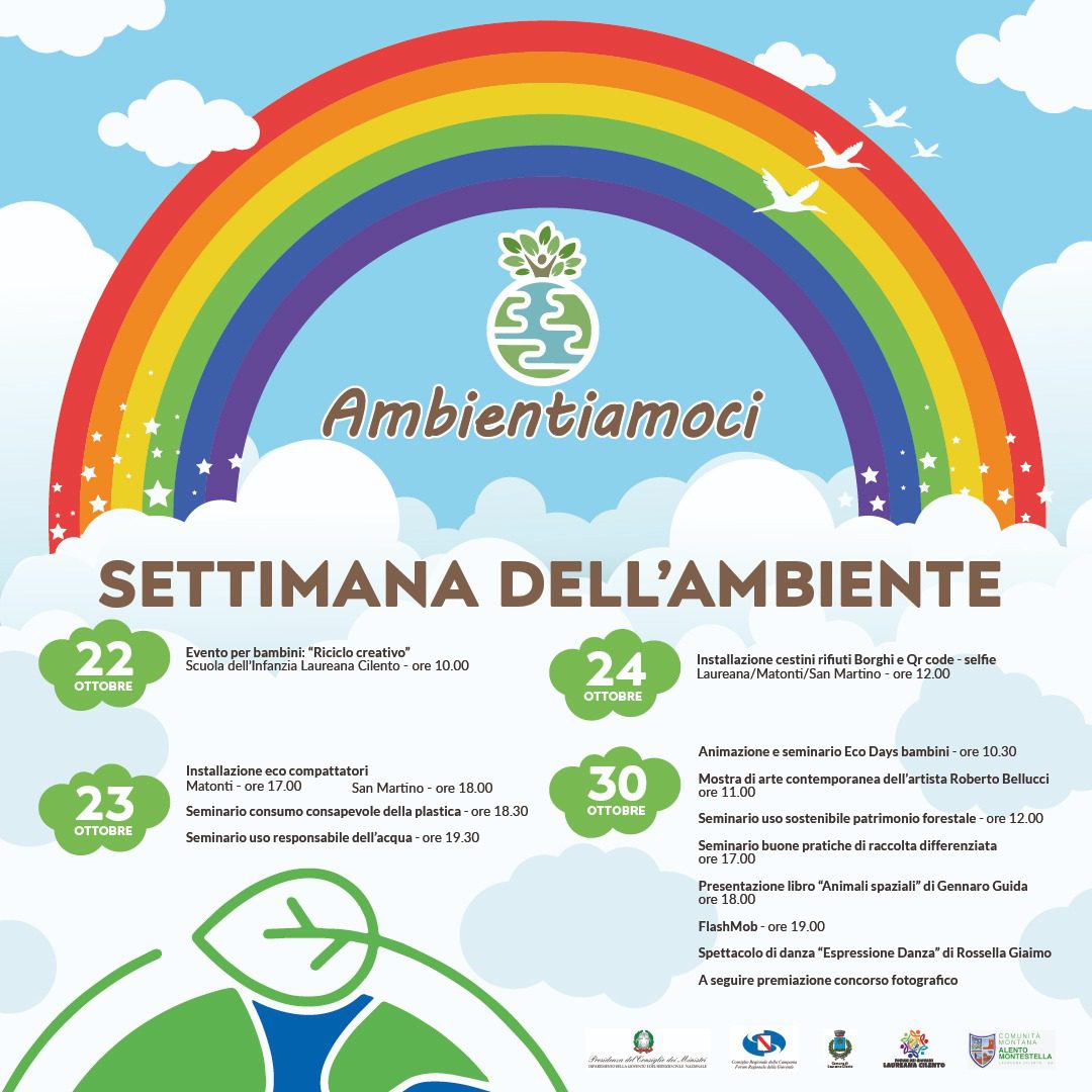 A Laureana Cilento una settimana dedicata all’ambiente