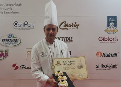 Premio “Cesarin” a Manfredi della pasticceria D’Elia di Teggiano
