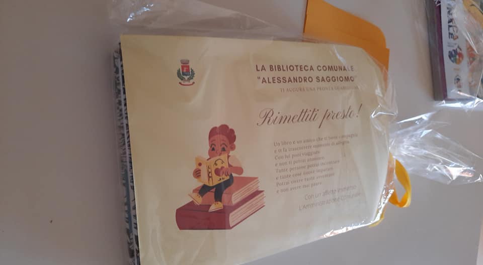 Centola, il Comune regala un libro ai bambini contagiati