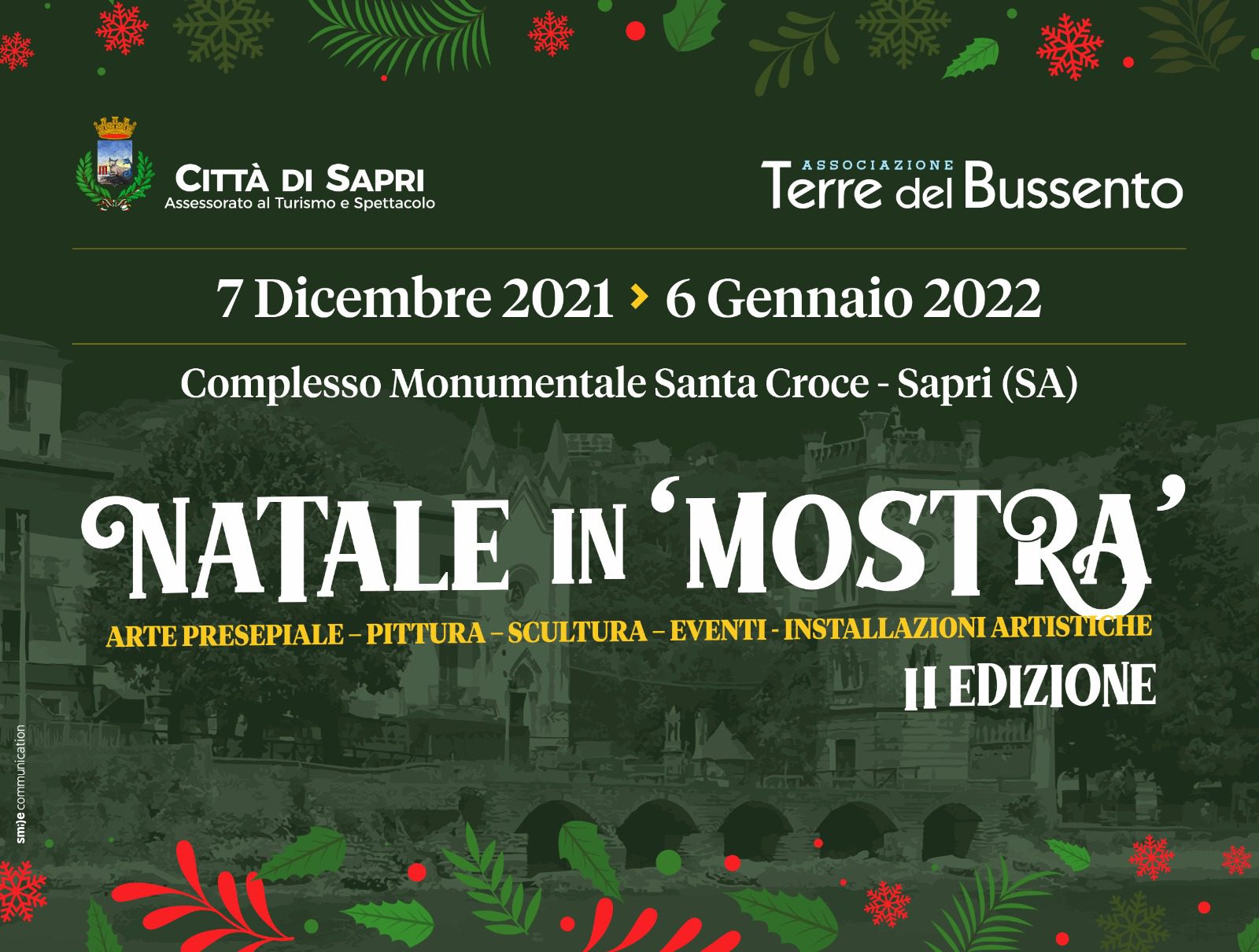 Torna a Sapri «Natale in Mostra»: non solo arte ma anche libri ed enogastronomia