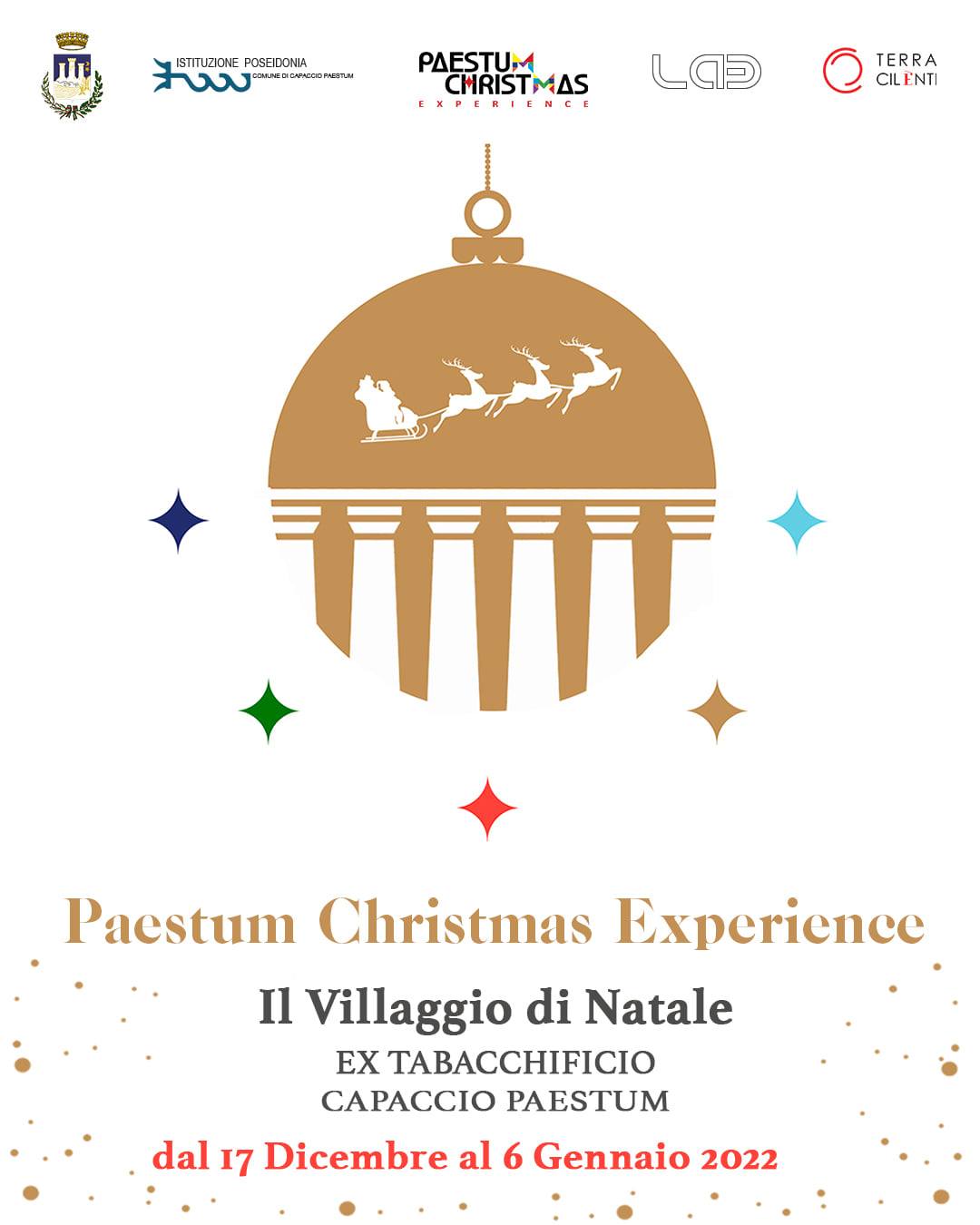 All’ex Tabacchificio in scena “Paestum Christmas Experience”