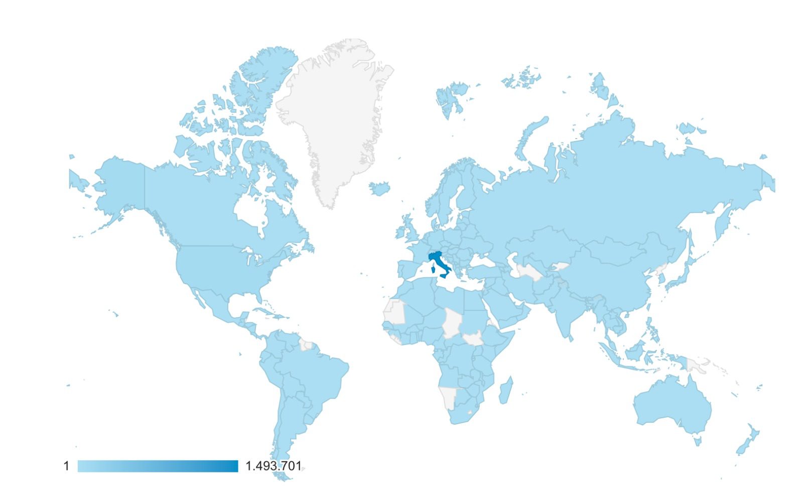 Un 2021 in numeri e gli auguri alle lettrici e lettori di 182 paesi del mondo