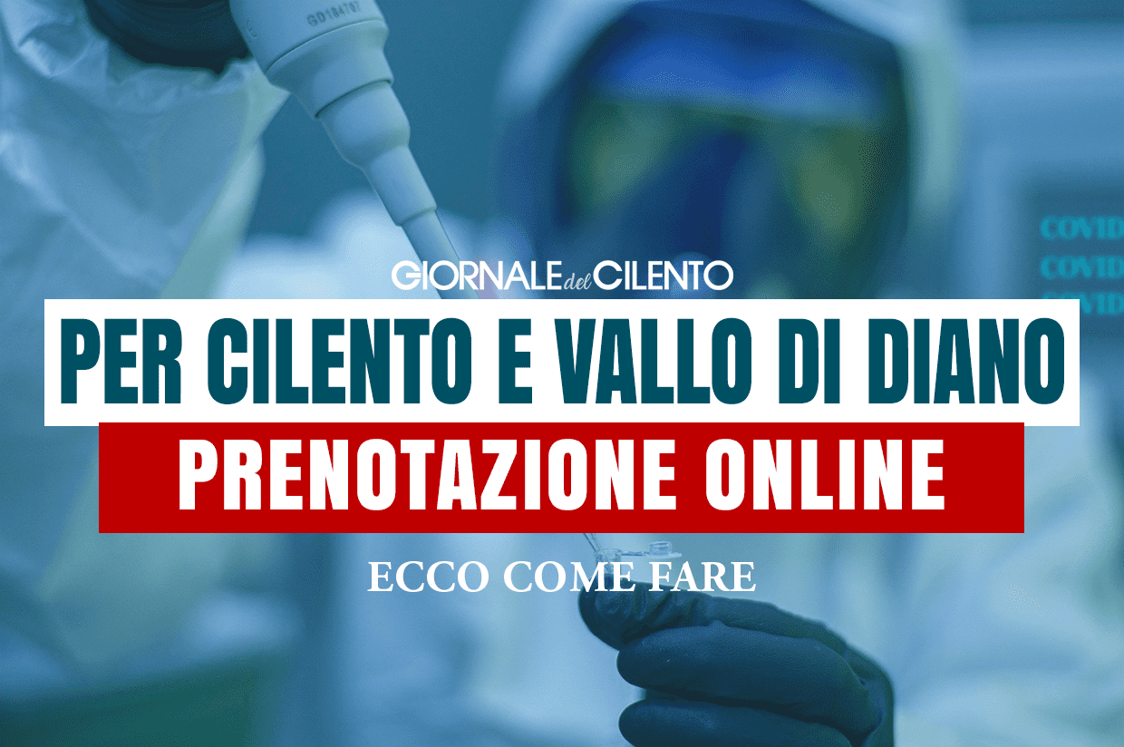 Vaccini Cilento e Vallo di Diano: dal 30 dicembre prenotazione online