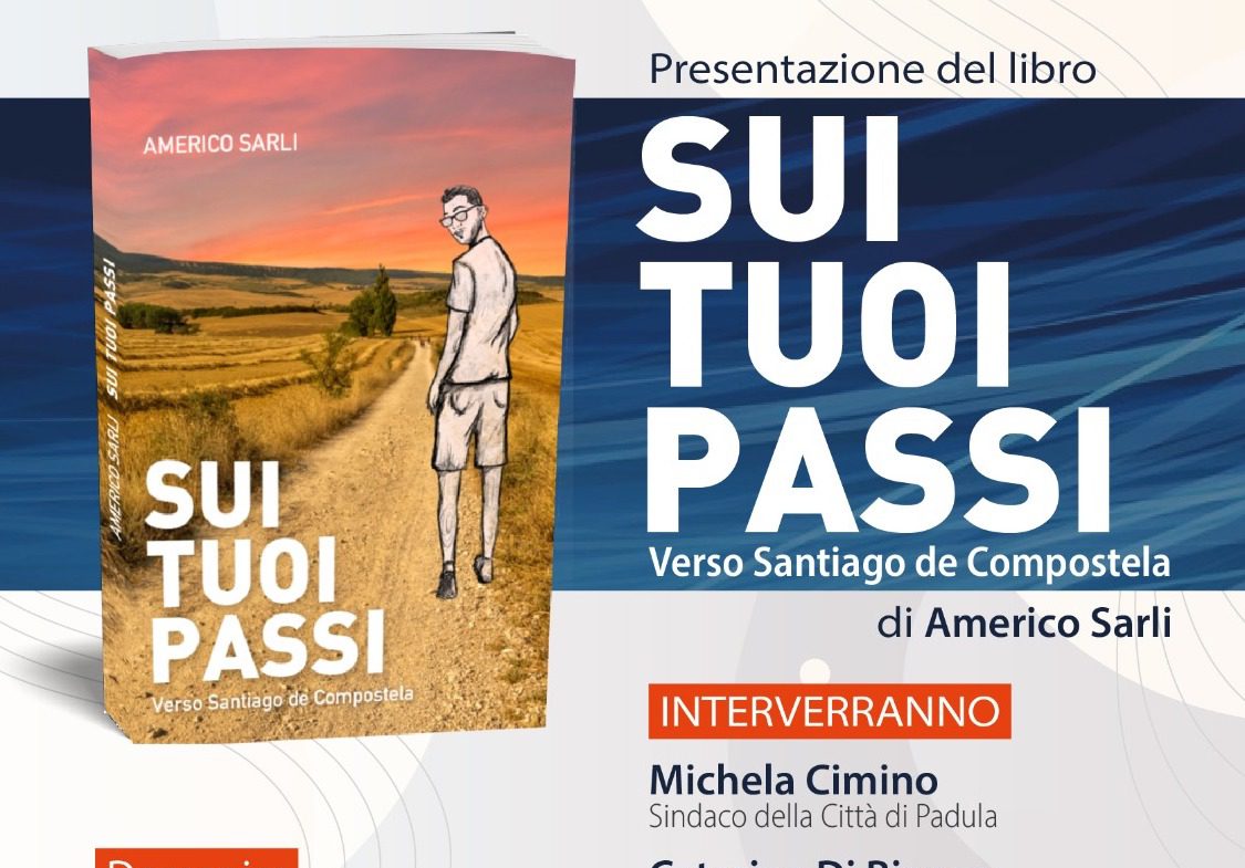 ‘Sui tuoi passi’, il libro di Americo Sarli sul Cammino di Santiago presentato alla Certosa di Padula