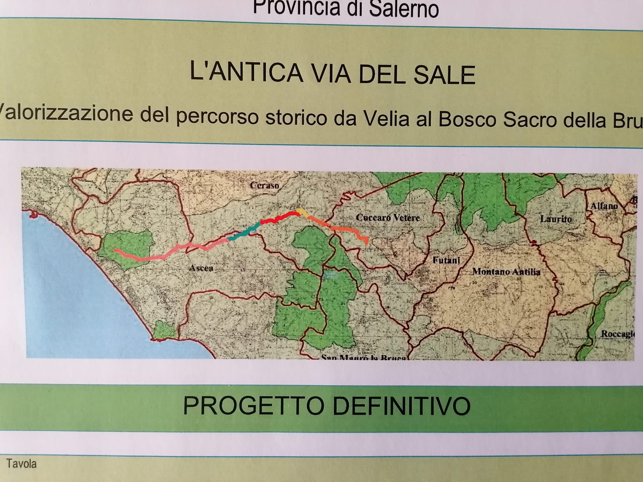 Due milioni e mezzo per l’antica via del Sale del Cilento: attraversa Ascea, Ceraso e Cuccaro Vetere