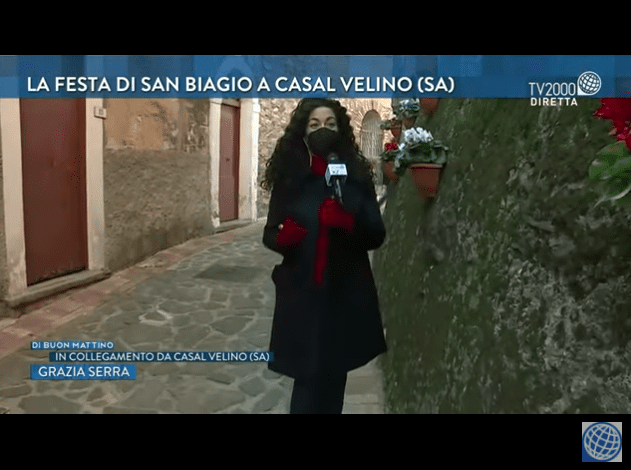 Le telecamere di Tv2000 a Casal Velino per la festa di San Biagio