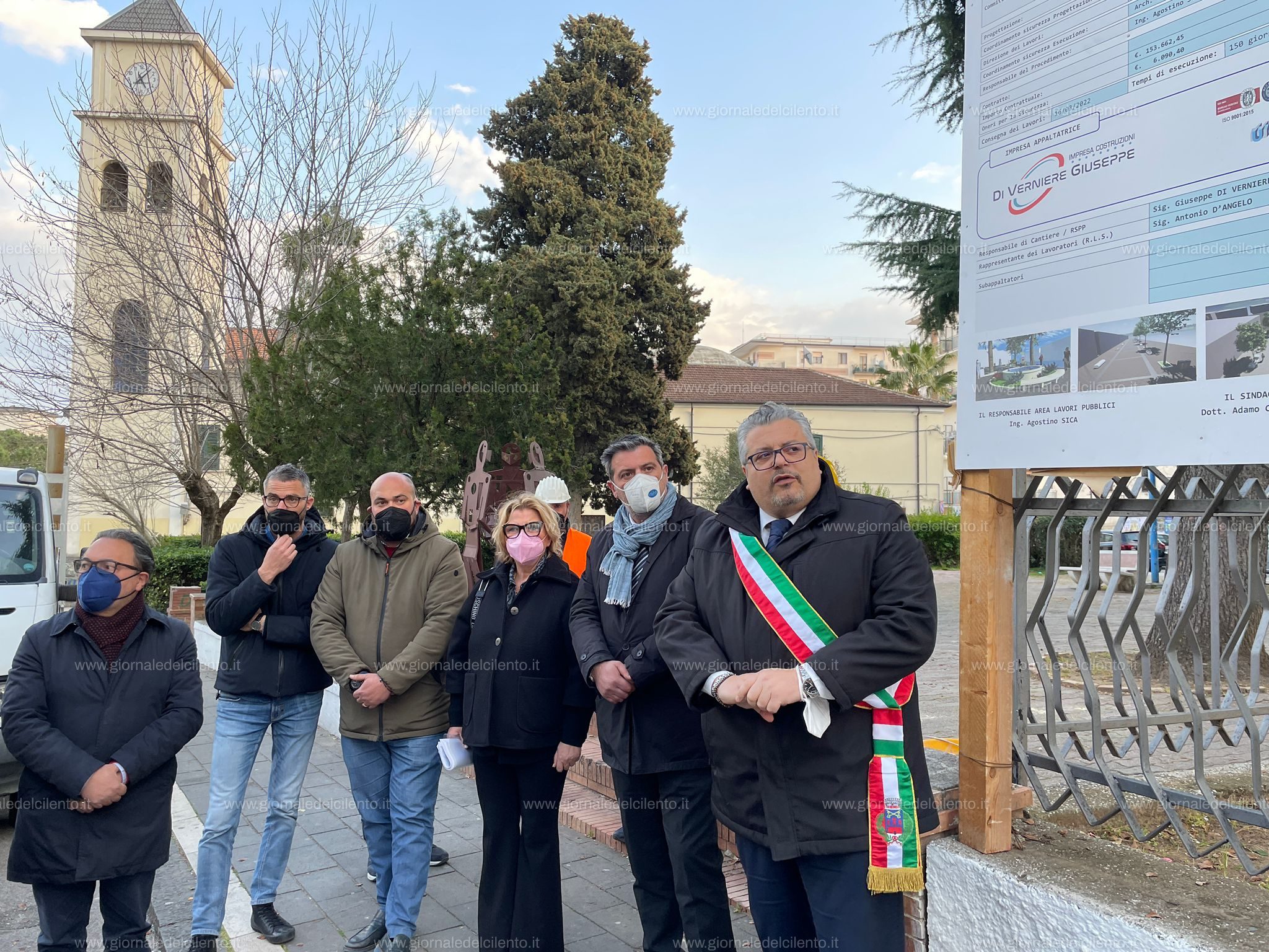 Agropoli, inaugurati i lavori del centro e del lungomare San Marco