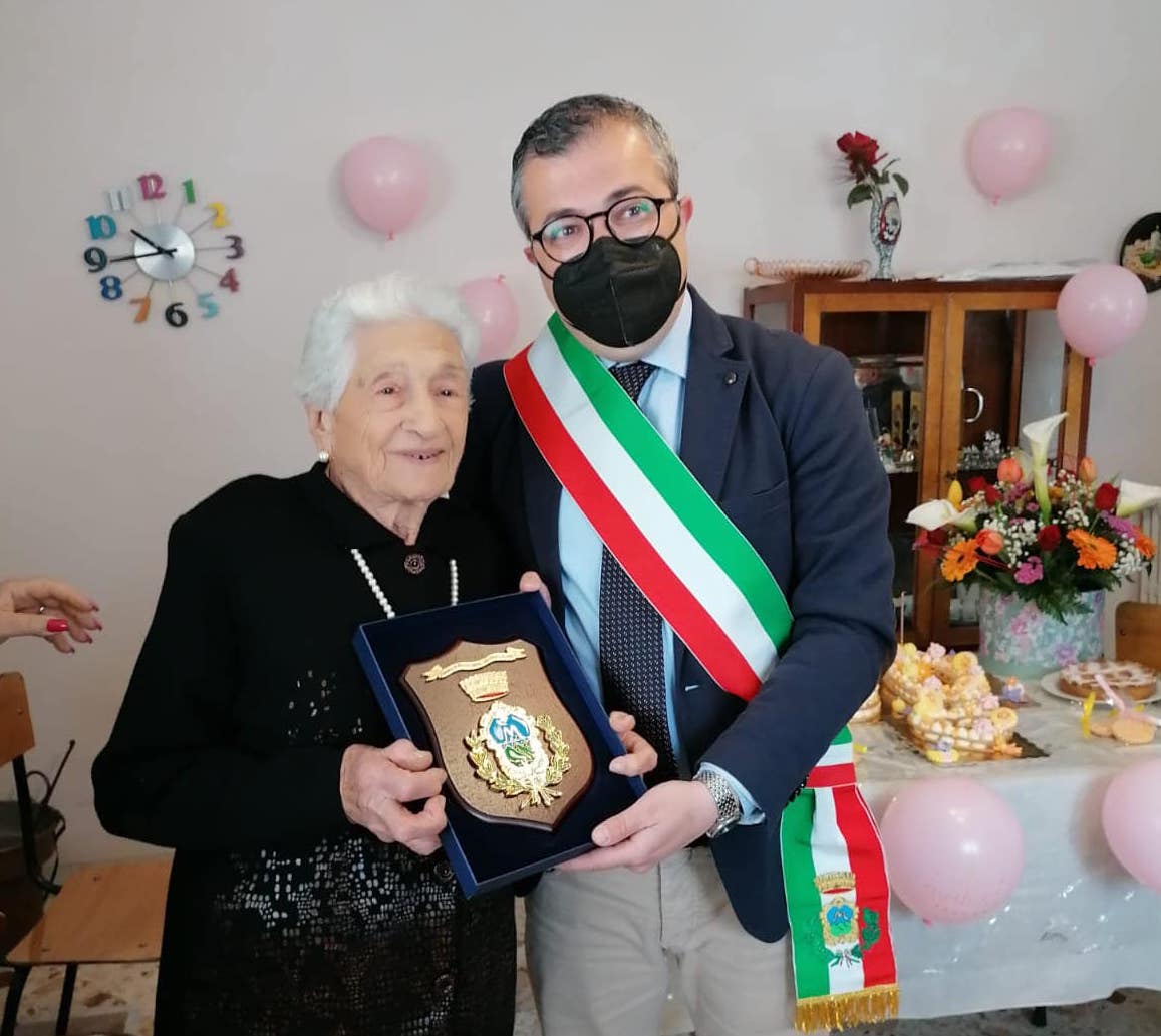 Pasquetta in festa a Montesano sulla Marcellana: Margherita Di Giuda compie 100 anni