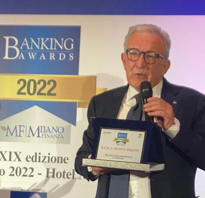 La Banca Monte Pruno ritira il ‘Best Banks Italia’ di Milano Finanza