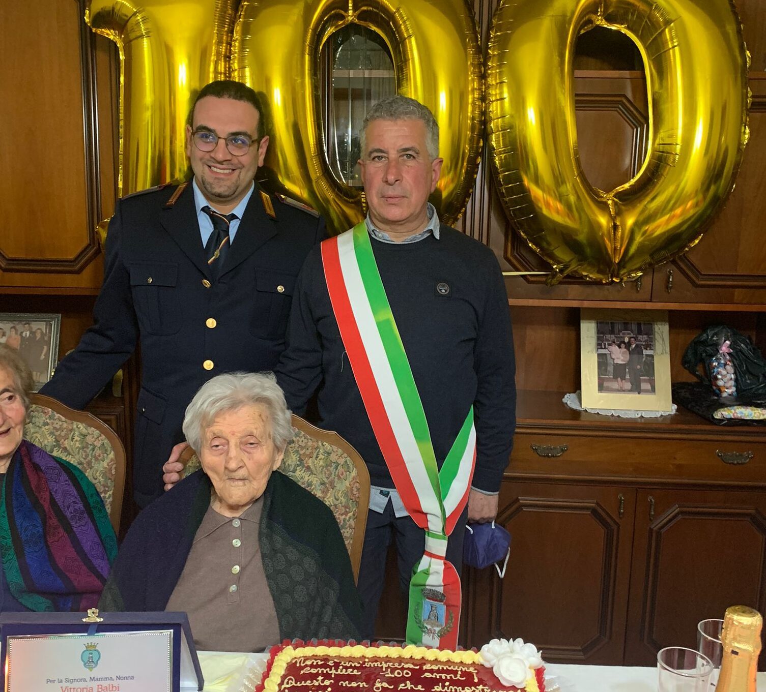 Roccagloriosa, Vittoria Balbi compie 100 anni