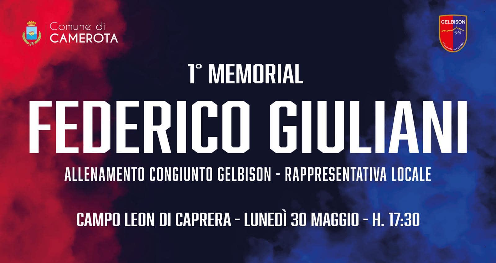 Camerota, memorial Federico Giuliani: allenamento congiunto tra Gelbison e rappresentativa locale