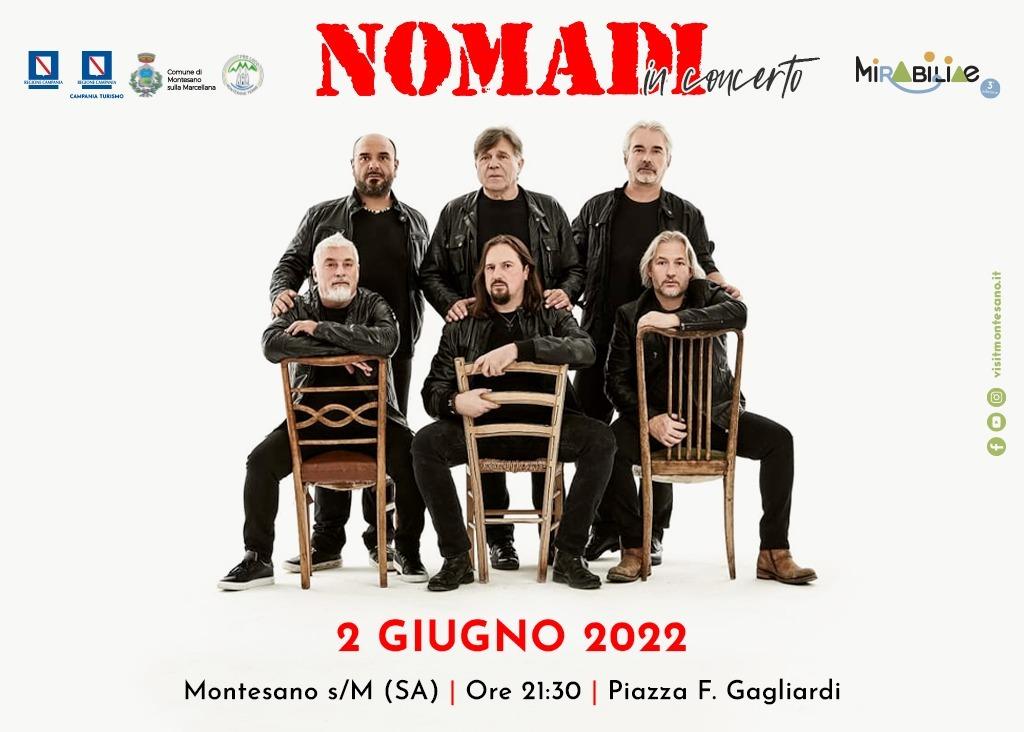 Il concerto dei Nomadi a Montesano sulla Marcellana apre l’estate 2022