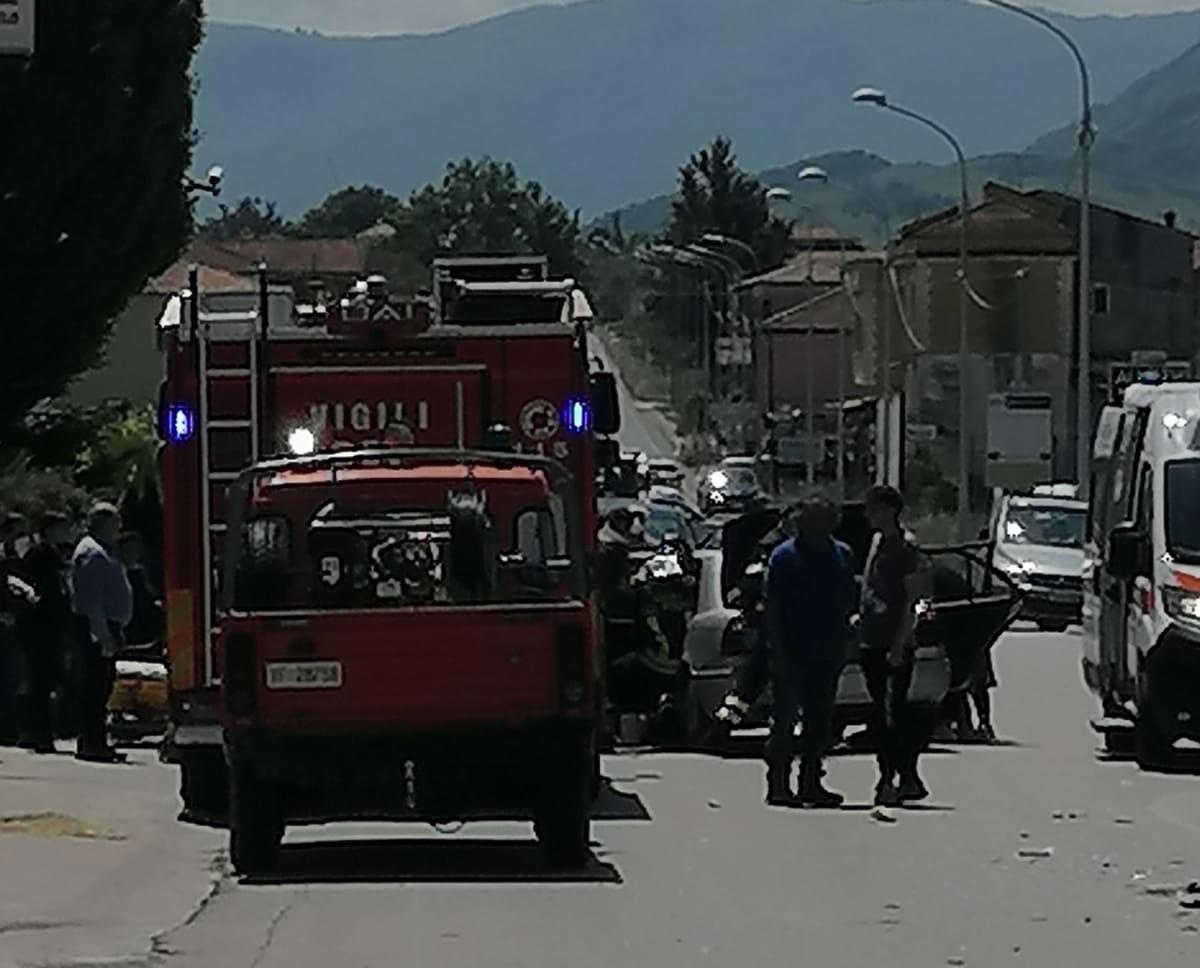 Auto contro camion, grave 76enne di Padula