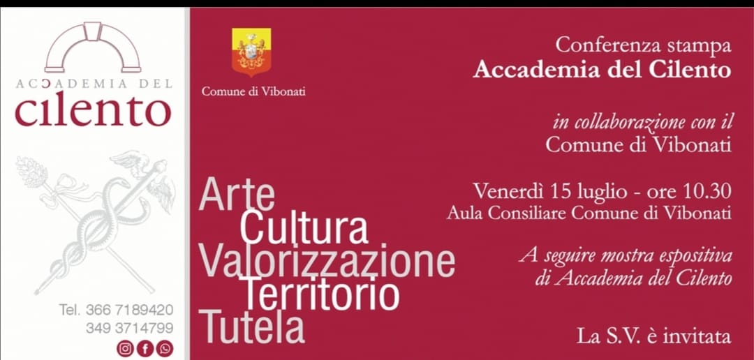 “Accademia del Cilento”, la presentazione e il vernissage a Vibonati