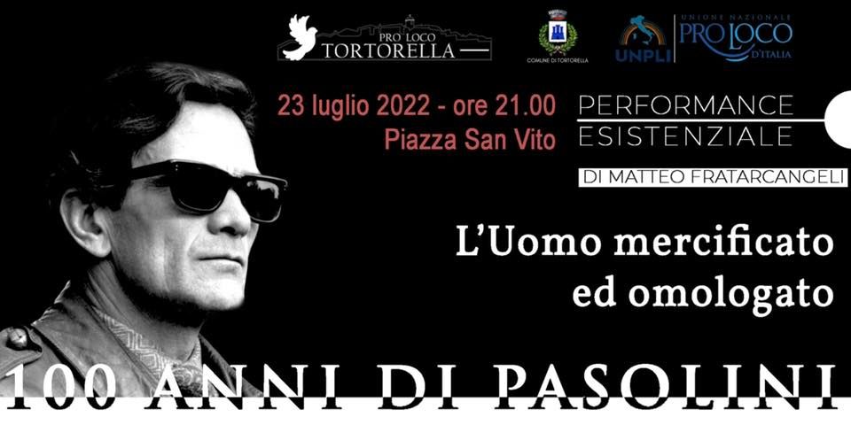 Tortorella, “100 anni di Pasolini” nel viaggio itinerante di Matteo Fratarcangeli