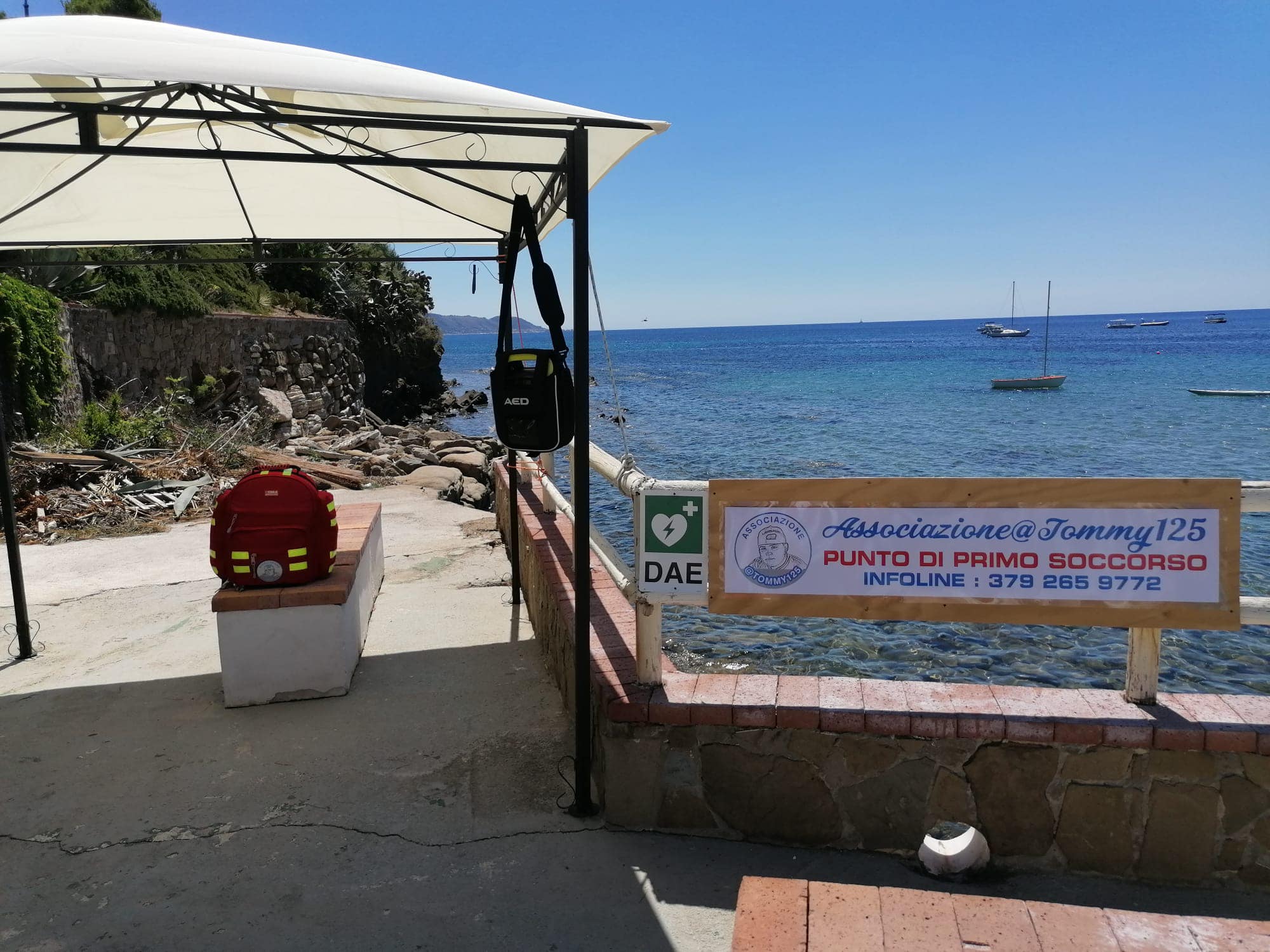 Castellabate, la spiaggia di Ogliastro Marina diventa cardioprotetta