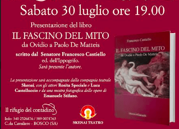 Accademia del Cilento presenta “Il fascino del Mito”: tra letteratura, teatro e scultura