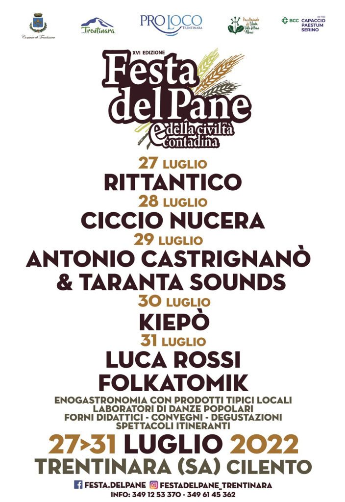 Torna la “Festa del Pane e della Civiltà Contadina” di Trentinara￼