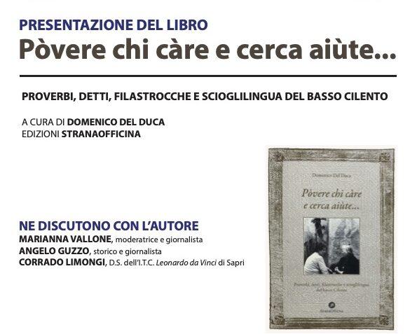 Morigerati, Domenico Del Duca presenta il suo libro: un viaggio tra i proverbi del basso Cilento