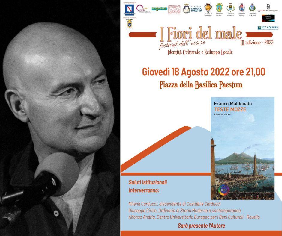 Teste mozze, Franco Maldonato presenta il suo libro a Paestum