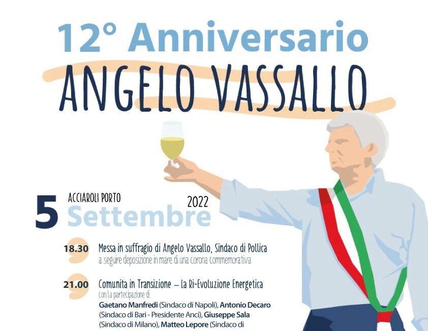 Pollica, il 5 settembre serata in memoria di Angelo Vassallo a 12 anni dalla morte