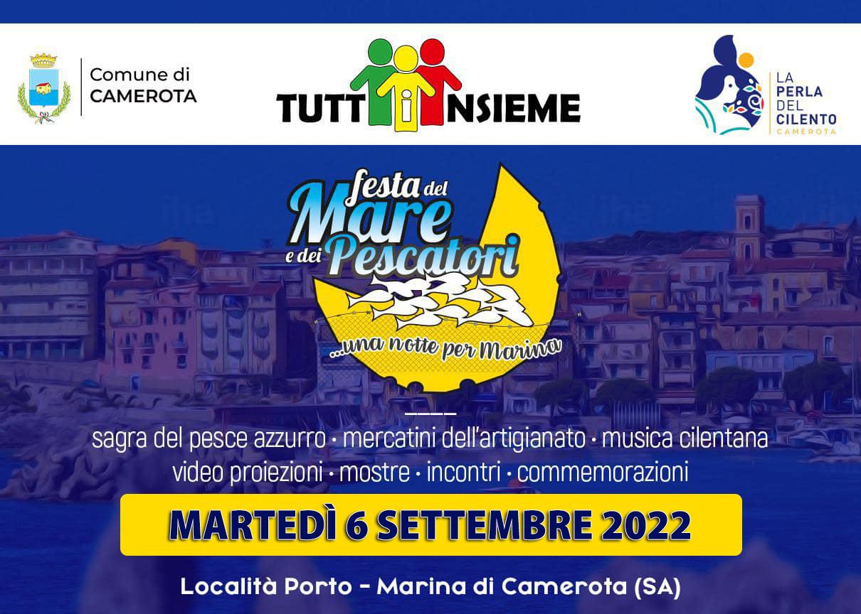 Camerota, torna la Festa del Mare e dei Pescatori: tante novità in programma