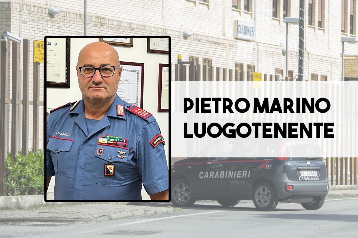 Carabinieri Sapri, al Luogotenente Pietro Marino la qualifica di ‘Carica speciale’