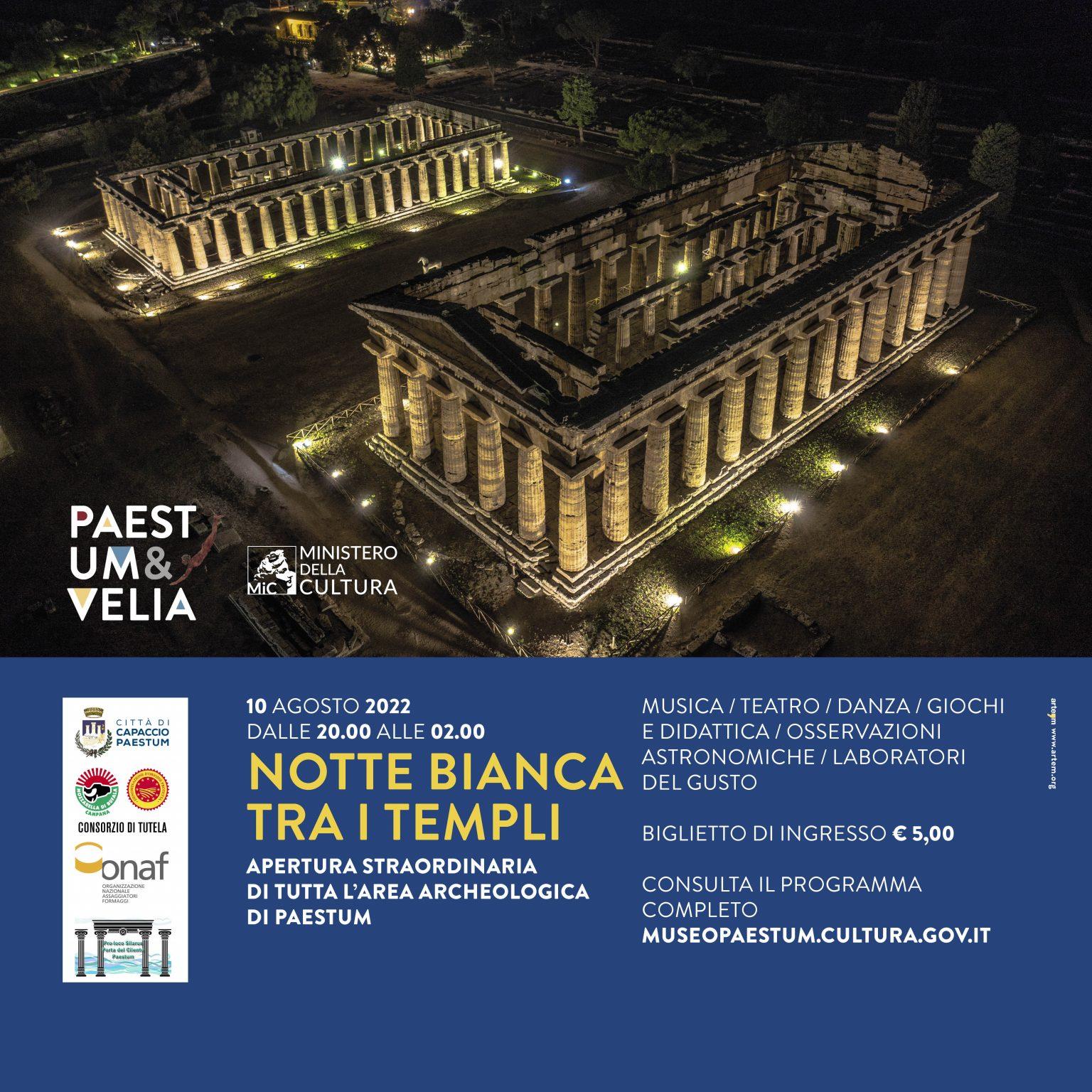 Paestum si prepara alla “Notte Bianca tra i templi”