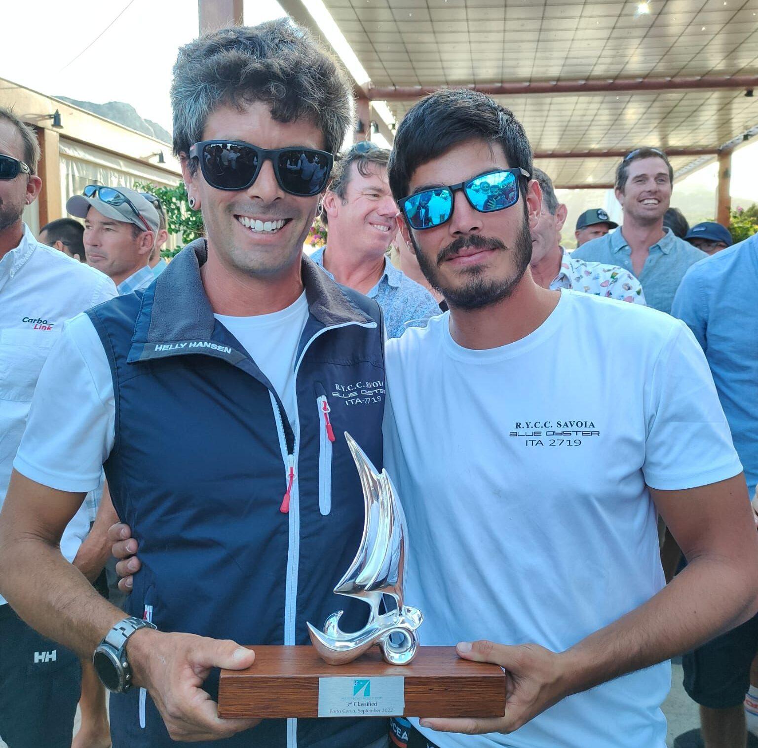Michele de Giovanni e Simone Stolfo di Cilento a vela protagonisti al ‘Maxi yacht Rolex Cup Porto Cervo’