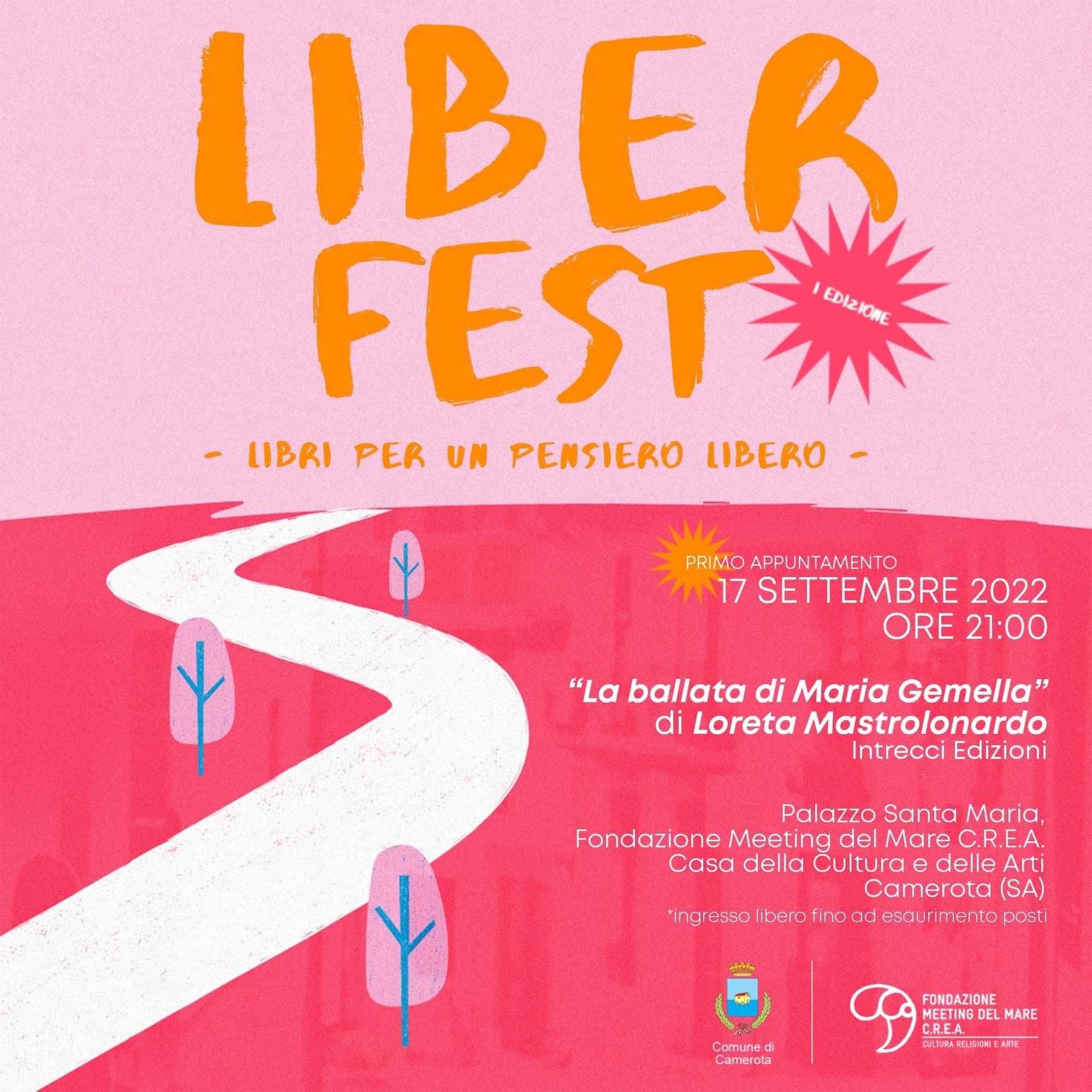 Liber Fest a Camerota: «Libri per un pensiero libero»