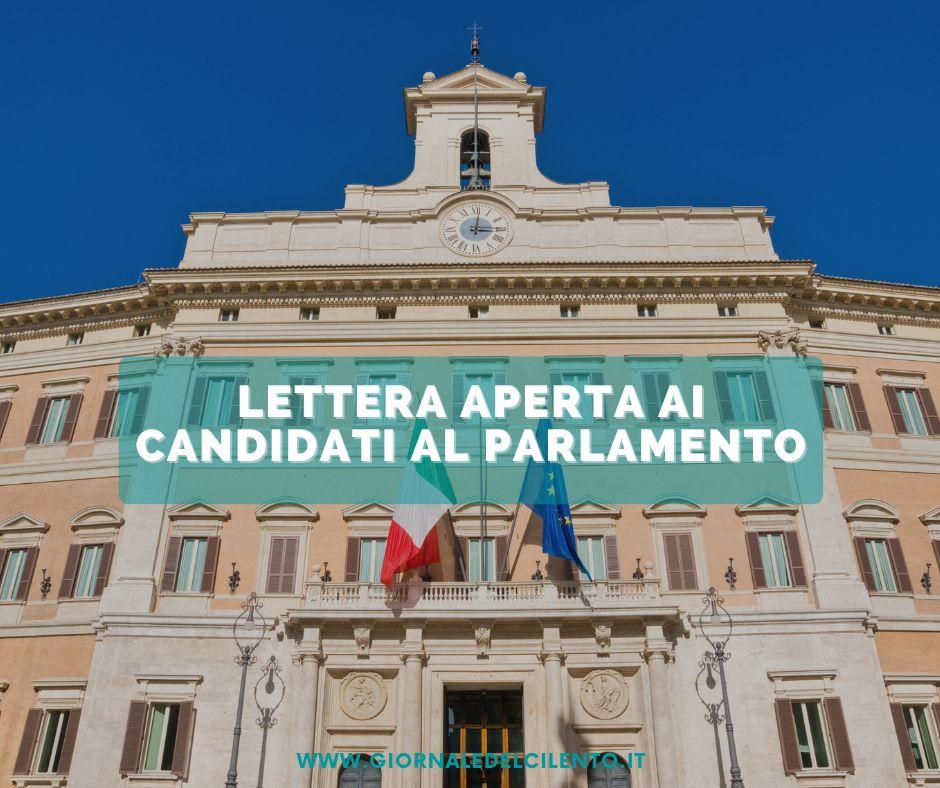 Lettera aperta ai candidati al Parlamento del Cilento