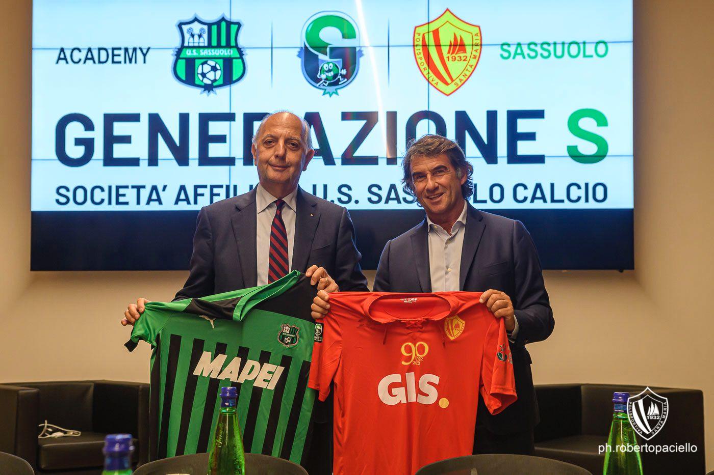 Polisportiva Santa Maria Cilento aderisce al progetto Generazione S del Sassuolo Calcio