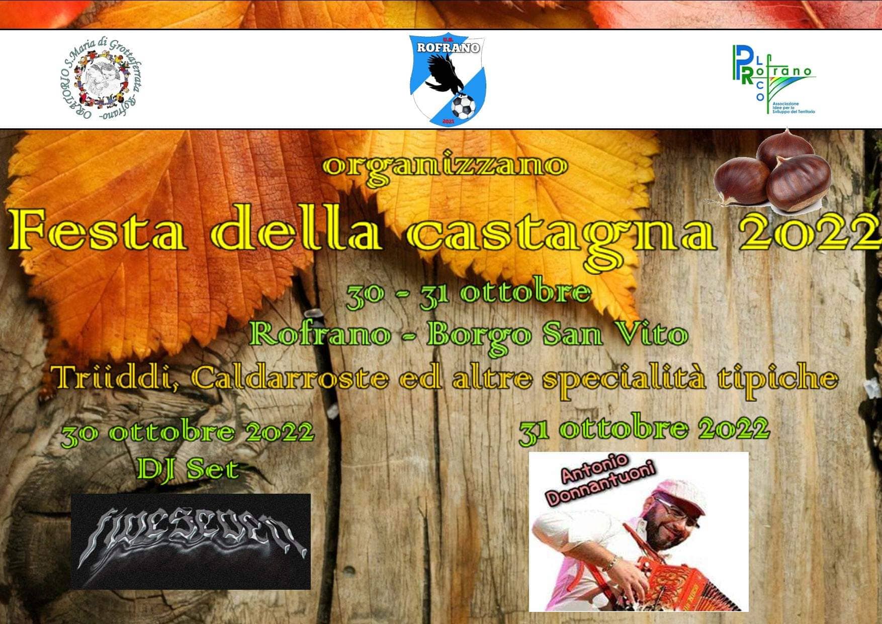Rofrano celebra l’autunno con la “Festa della castagna”: week end tra caldarroste e musica