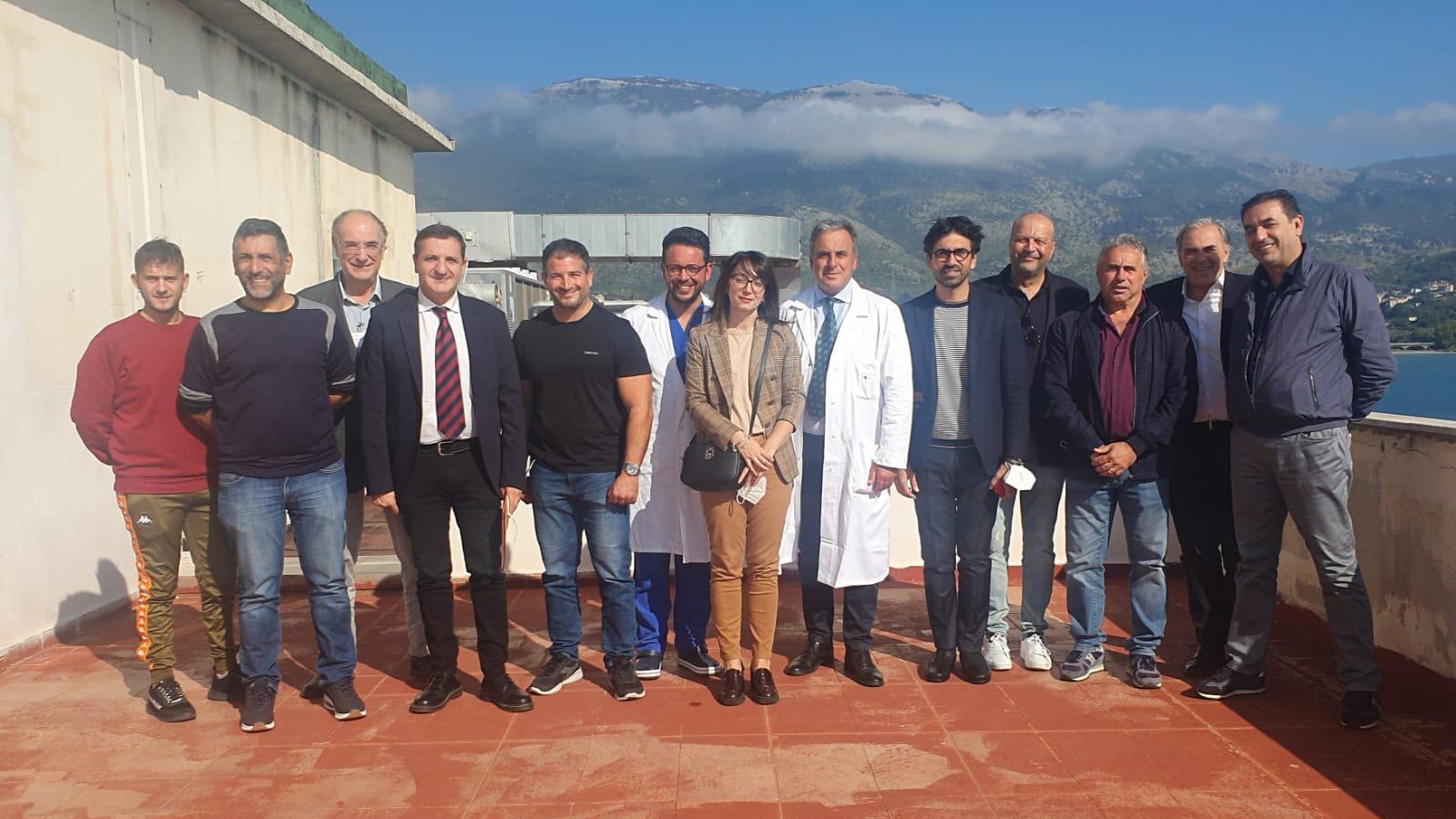 Sapri, direttore generale Asl Salerno in visita all’ospedale di Sapri