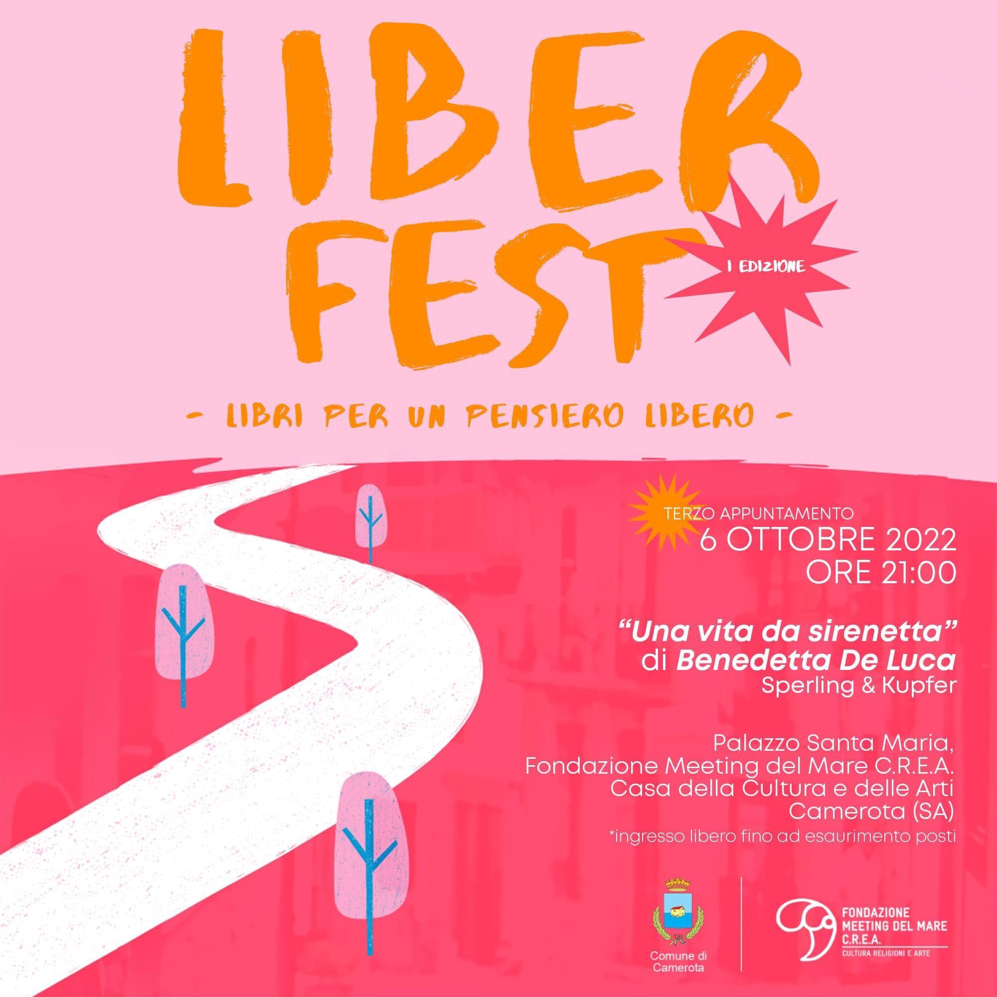 Camerota, Benedetta De Luca ospite a LiberFest presenta “Una vita di Sirenetta”