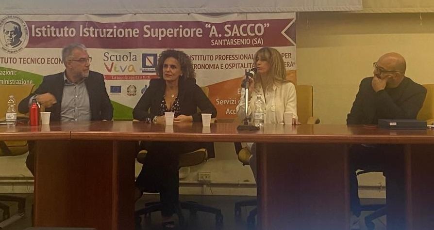 Istituto Sacco di Sant’Arsenio, Longobardi incontra gli studenti del progetto ‘Re-start for future’