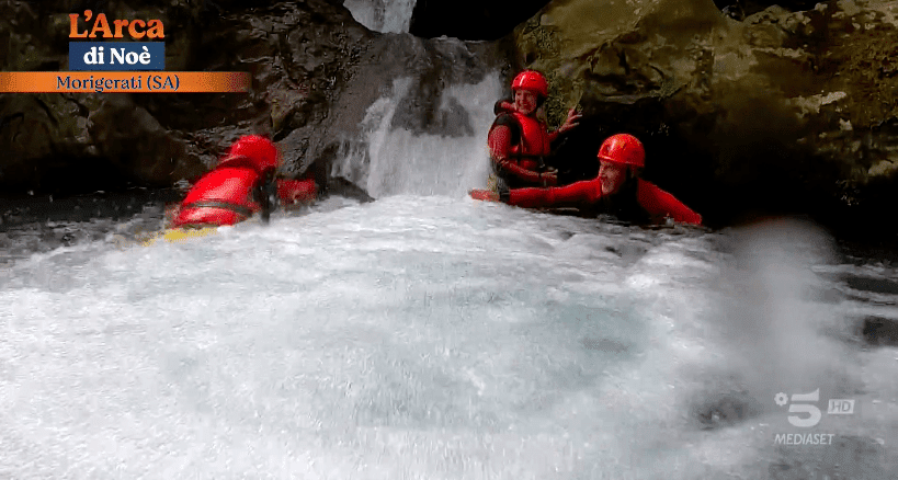 L’Oasi Wwf di Morigerati su Canale5: all’Arca di Noè il torrentismo nel fiume Bussento