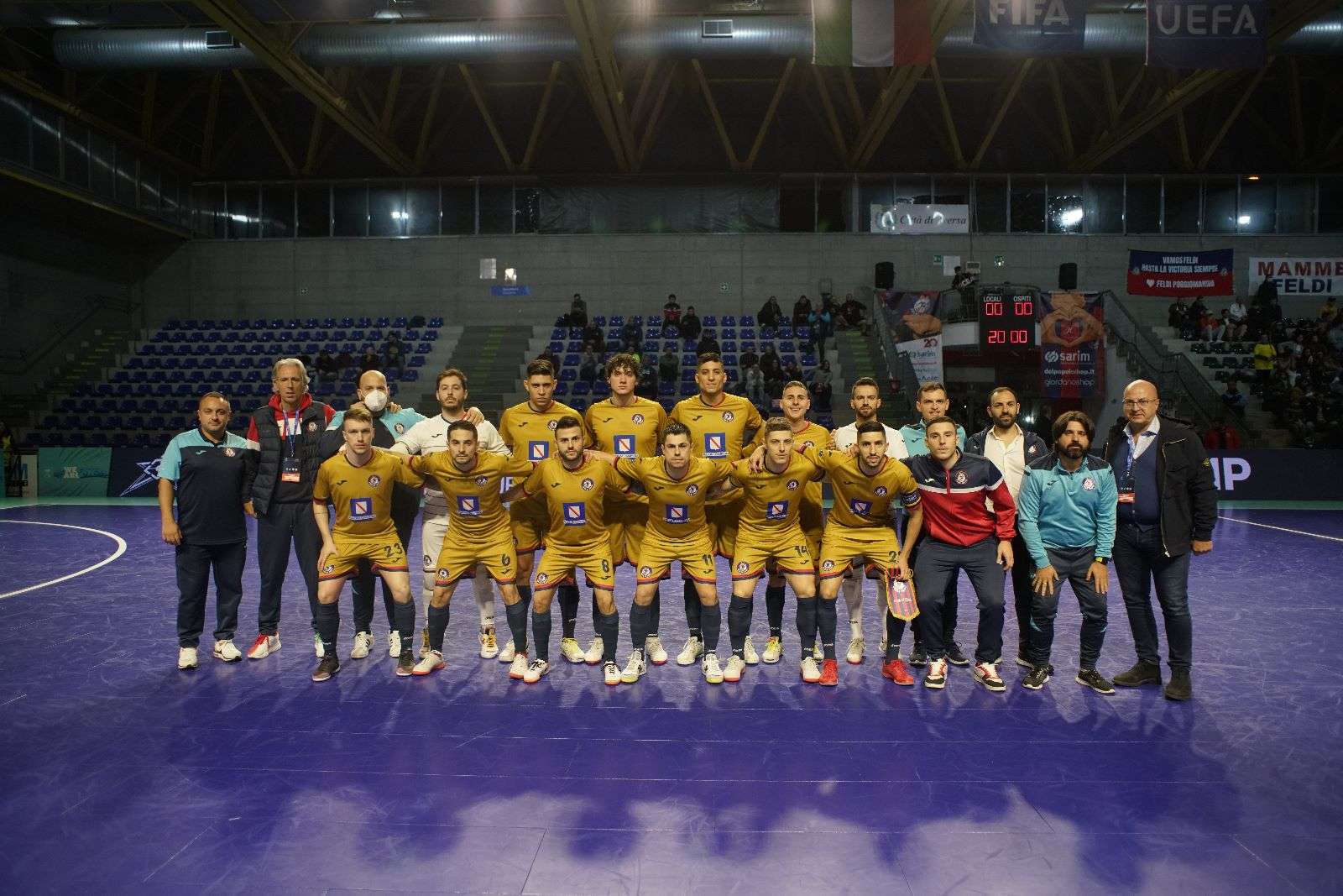 Futsal, Champions League: riecco le volpi. La Feldi Eboli batte il Loznica e sogna le final four