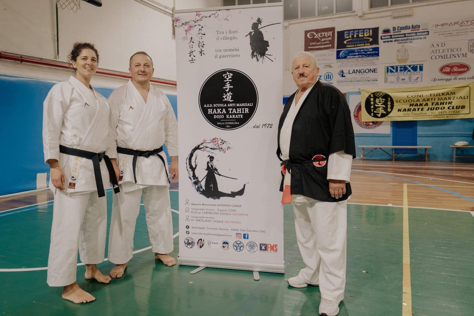 Haka Tahir festeggia 50 anni di karate, scuola di Sala Consilina tra le più longeve in Campania