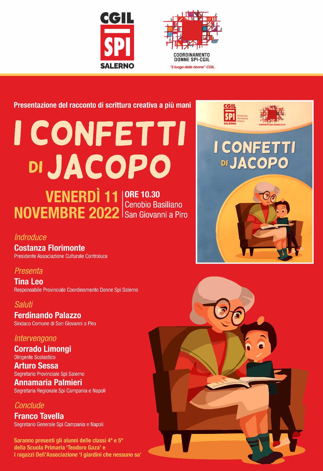 «I confetti di Jacopo»: a San Giovanni a Piro il racconto di scrittura creativa a più mani