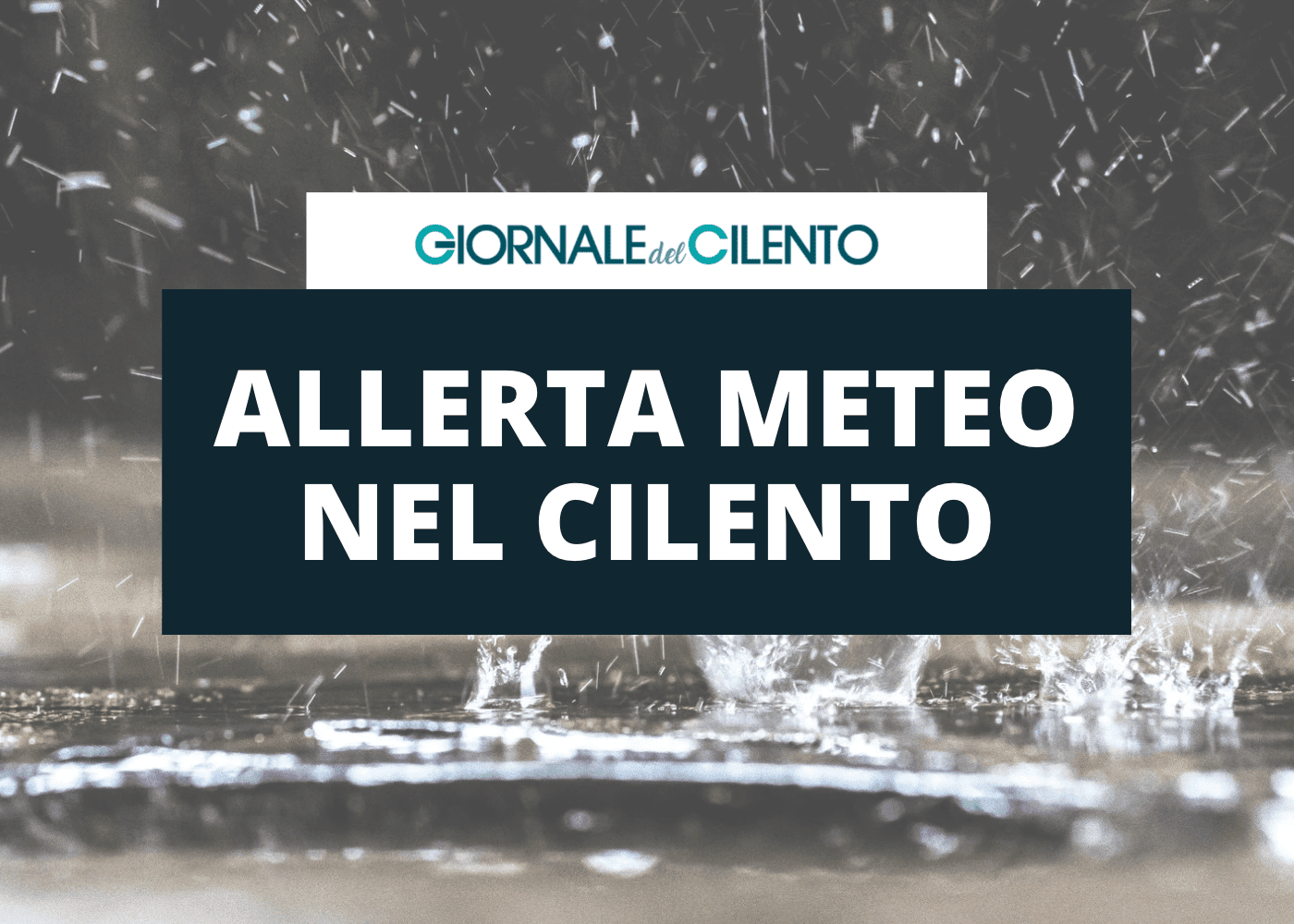 Allerta meteo in Campania per Mercoledì 16 novembre